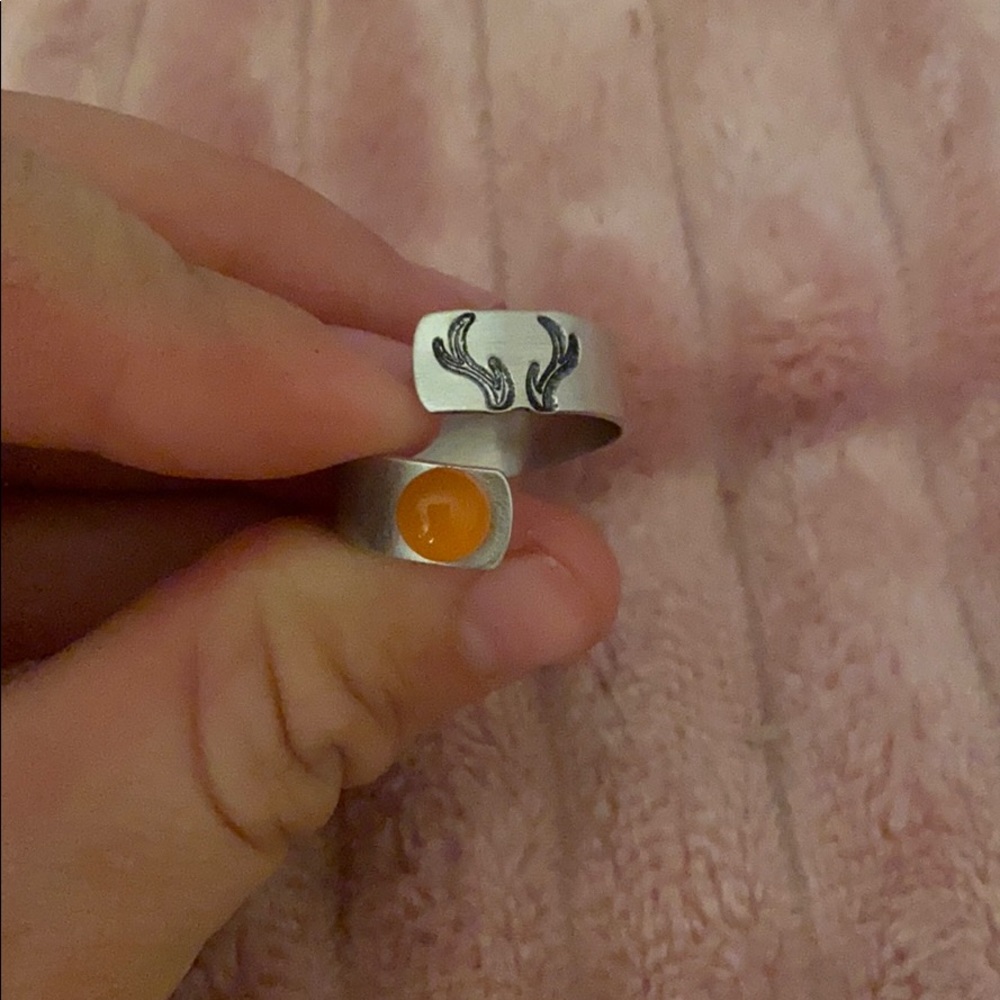 Hand stamped ring